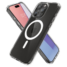 Заредете изображение във визуализатора на галерията – Spigen Crystal Hybrid MagSafe, white - iPhone 15 Pro
