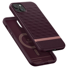 Заредете изображение във визуализатора на галерията – CASEOLOGY PARALLAX MAG MAGSAFE IPHONE 15 BURGUNDY
