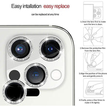 Заредете изображение във визуализатора на галерията – Tempered Glass HARD DIAMOND for camera (LENS) for Samsung Galaxy S24 Ultra black (5 pieces)
