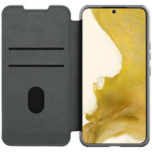 Заредете изображение във визуализатора на галерията – Nillkin Qin Cloth Pro Case for Samsung Galaxy S23 Cover with Flip Camera Cover Gray
