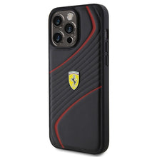 Заредете изображение във визуализатора на галерията – Original FERRARI hardcase Twist Metal Logo FEHCP15XPTWK do Iphone 15 Pro Max Black
