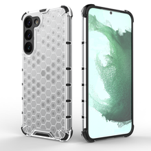 Заредете изображение във визуализатора на галерията – Honeycomb case for Samsung Galaxy S23+ armored hybrid cover transparent
