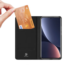 Заредете изображение във визуализатора на галерията – Dux Ducis Skin Pro case Xiaomi 13 Pro cover with flip card wallet stand black

