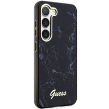 Заредете изображение във визуализатора на галерията – Guess GUHCS23MPCUMAK S23 +S916 black/black hardcase Marble
