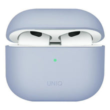Заредете изображение във визуализатора на галерията – Uniq case Lino AirPods 3 gen Silicone blue/arctic blue
