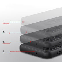 Заредете изображение във визуализатора на галерията – Nillkin Super Frosted Shield case for Samsung Galaxy A14 5G / Galaxy A14 cover + phone stand blue
