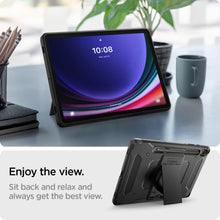 Заредете изображение във визуализатора на галерията – Spigen TOUGH ARMOR "PRO" GALAXY TAB S9 11.0 X710 / X716B BLACK

