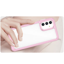 Заредете изображение във визуализатора на галерията – Outer Space Case for Samsung Galaxy A13 5G cover with a flexible frame pink
