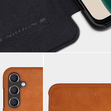 Заредете изображение във визуализатора на галерията – Nillkin Qin Leather case leather case with a flap wallet black
