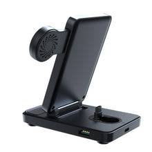 Заредете изображение във визуализатора на галерията – Joyroom JR-WQS01 Samsung Galaxy USB-C 4in1 charging station foldable - black
