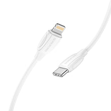 Заредете изображение във визуализатора на галерията – Borofone Cable BX19 Double-speed - Type C to Lightning - PD 20W 3A 2 metres white
