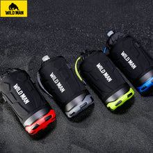 Заредете изображение във визуализатора на галерията – WILDMAN Bicycle bag R1 waterproof 1L for bottle black
