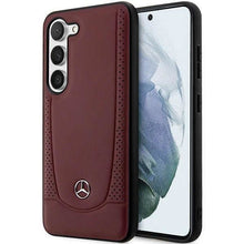 Заредете изображение във визуализатора на галерията – Mercedes MEHCS23SARMRE S23 S911 red/red hardcase Leather Urban Bengale
