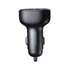 Заредете изображение във визуализатора на галерията – Joyroom JR-CCD03 3.4A car charger with 3x USB-A display - black
