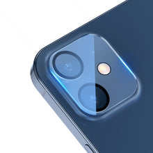 Заредете изображение във визуализатора на галерията – Baseus 2x tempered glass 0.3 mm for the entire camera iPhone 12 lens (SGAPIPH61N-AJT02)
