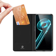 Заредете изображение във визуализатора на галерията – Dux Ducis Skin Pro Case For Realme 10 5G / Realme 9i 5G Cover Flip Card Wallet Stand Black
