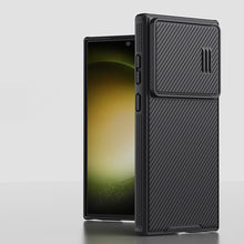 Заредете изображение във визуализатора на галерията – Nillkin CamShield S Magnetic Case for Samsung Galaxy S23 Ultra Cover with MagSafe with Camera Cover Black
