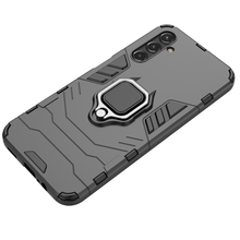 Заредете изображение във визуализатора на галерията – Ring Armor case for Samsung Galaxy A14 armored cover magnetic holder ring black
