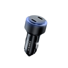Заредете изображение във визуализатора на галерията – Amazing Thing Car charger Speed Pro SP66WCC - 2xType C - PD 66W black
