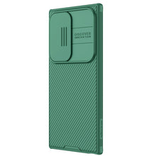 Заредете изображение във визуализатора на галерията – Nillkin CamShield Pro armored case with camera protector for Samsung Galaxy S24 Ultra - green
