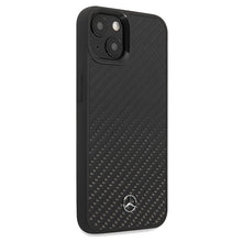Заредете изображение във визуализатора на галерията – Original Case MERCEDES hardcase Carbon Fiber Dynamic MEHCP15SRCABK for Iphone 15 Black
