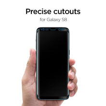 Заредете изображение във визуализатора на галерията – SZKŁO HARTOWANE SPIGEN GLAS.TR CASE FRIENDLY GALAXY S8 BLACK
