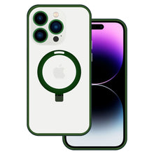 Заредете изображение във визуализатора на галерията – Tel Protect Magical Magsafe Stand Case for Iphone 11 green
