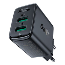 Заредете изображение във визуализатора на галерията – Acefast charger 2 x usb 3a qc 18w a33 black
