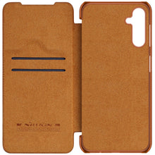 Заредете изображение във визуализатора на галерията – Nillkin Qin Leather case leather case with flap wallet brown
