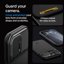Заредете изображение във визуализатора на галерията – Spigen OPTIK ARMOR MAG MAGSAFE IPHONE 15 PRO MAX BLACK
