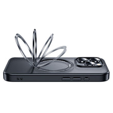 Заредете изображение във визуализатора на галерията – HOCO AS1 case with rotating ring compatible with MagSafe for IPHONE 15 PRO black
