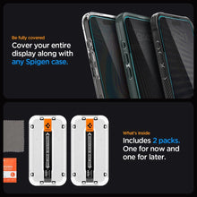 Заредете изображение във визуализатора на галерията – TEMPERED GLASS Spigen GLAS.TR "EZ FIT" 2-PACK IPHONE 15 PRO PRIVACY
