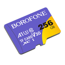 Заредете изображение във визуализатора на галерията – Borofone Memory card MicroSD 256GB SDXC U3 Class10 100MB/s
