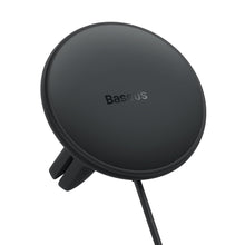 Заредете изображение във визуализатора на галерията – Baseus inductive car charger 40W air vent holder black
