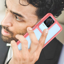 Заредете изображение във визуализатора на галерията – Outer Space Case Xiaomi Poco F4 5G cover with a flexible frame red
