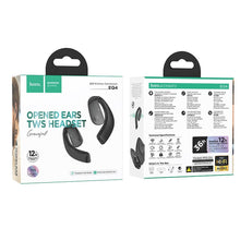 Заредете изображение във визуализатора на галерията – HOCO bluetooth earphones Graceful True wireless EQ4 black
