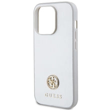 Заредете изображение във визуализатора на галерията – Original Case GUESS Strass Metal Logo GUHCP15XPS4DGPS for Iphone 15 Pro Max silver

