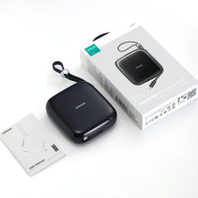 Заредете изображение във визуализатора на галерията – Joyroom power bank 10000mAh Jelly Series 22.5W with built-in Lightning cable black (JR-L003)
