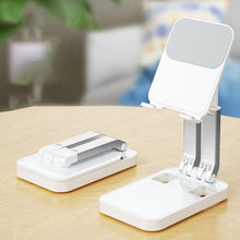 Заредете изображение във визуализатора на галерията – Folding phone stand for tablet (K15) - white
