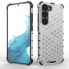 Заредете изображение във визуализатора на галерията – Honeycomb case for Samsung Galaxy S23 armored hybrid cover blue
