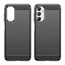 Заредете изображение във визуализатора на галерията – Flexible carbon pattern case for Samsung Galaxy M14 Carbon Case - black
