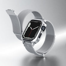 Заредете изображение във визуализатора на галерията – Spigen METAL FIT ”PRO” Apple Watch 4 / 5 / 6 / 7 / 8 / SE (44 / 45 MM) SILVER
