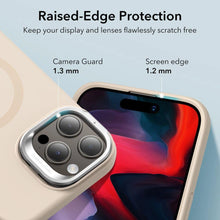 Заредете изображение във визуализатора на галерията – ESR Cloud Kickstand Halolock case with MagSafe for iPhone 15 Pro Max - beige
