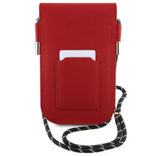 Заредете изображение във визуализатора на галерията – Original HELLO KITTY Handbag Leather Hiding Kitty Cord HKOWBPSCKER red

