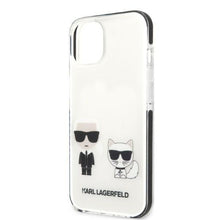 Заредете изображение във визуализатора на галерията – Karl Lagerfeld KLHCP13MTPEKCW iPhone 13 6.1" hardcase white/white Karl&amp;Choupette
