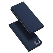 Заредете изображение във визуализатора на галерията – Dux Ducis Skin Pro Case For Realme C30 / Realme Narzo 50i Prime Cover Flip Card Wallet Stand Blue
