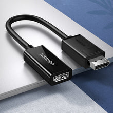 Заредете изображение във визуализатора на галерията – Ugreen Adapter Cable DisplayPort (Male) - HDMI (Female) 4K x 2K Black (MM137)
