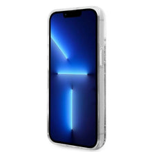 Заредете изображение във визуализатора на галерията – Karl Lagerfeld KLHCP14MLNHCCS iPhone 14 Plus 6.7" silver/silver hardcase Glitter Choupette Head
