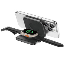 Заредете изображение във визуализатора на галерията – Amazing Thing Induction charger Magsafe Explorer Pro Mag 2 in 1 EP2IN1SET - 17W with Type C to Type C cable black
