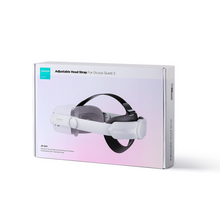 Заредете изображение във визуализатора на галерията – Joyroom strap Oculus Quest 2 adjustable elastic band white (JR-QS1)

